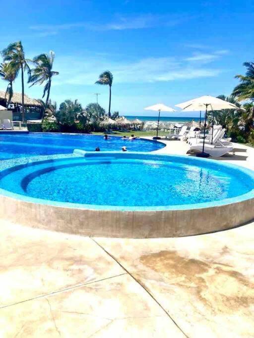 Hermoso Apartamento Con Club De Playa Acapulco Buitenkant foto